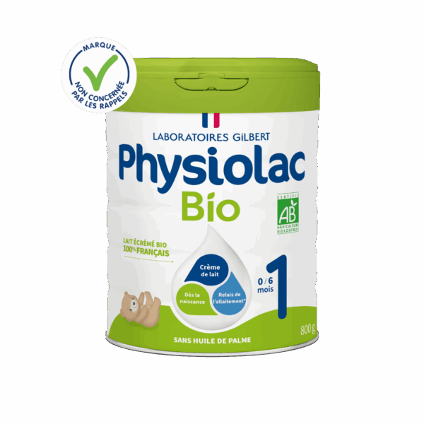 Lait infantile Bio 1er âge