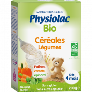 PHYSIOLAC Céréales Bébé Légumes Bio