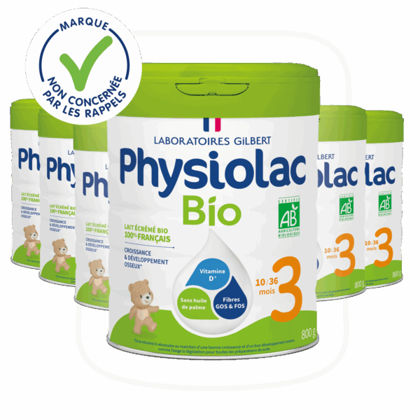 Lot x6 Lait de croissance Bio