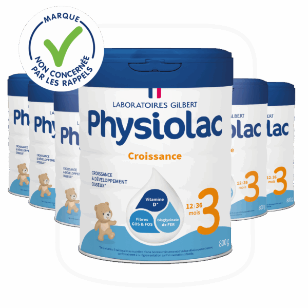 Lot x6 Lait de croissance