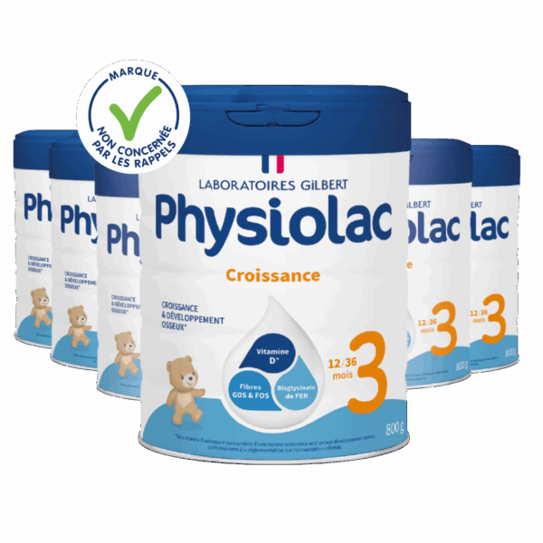 Lot x6 Lait de croissance