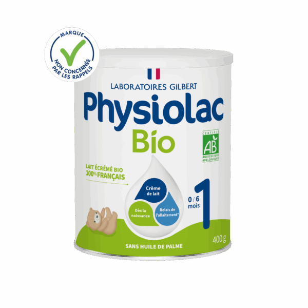 Lait infantile Bio 1er âge