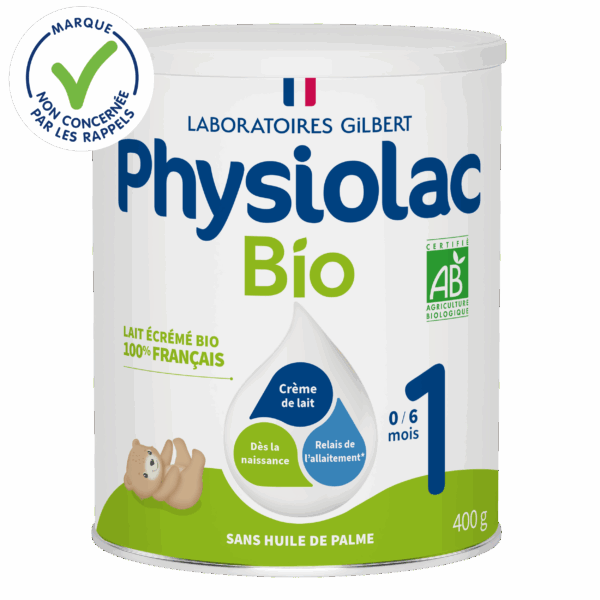Lait infantile Bio 1er âge
