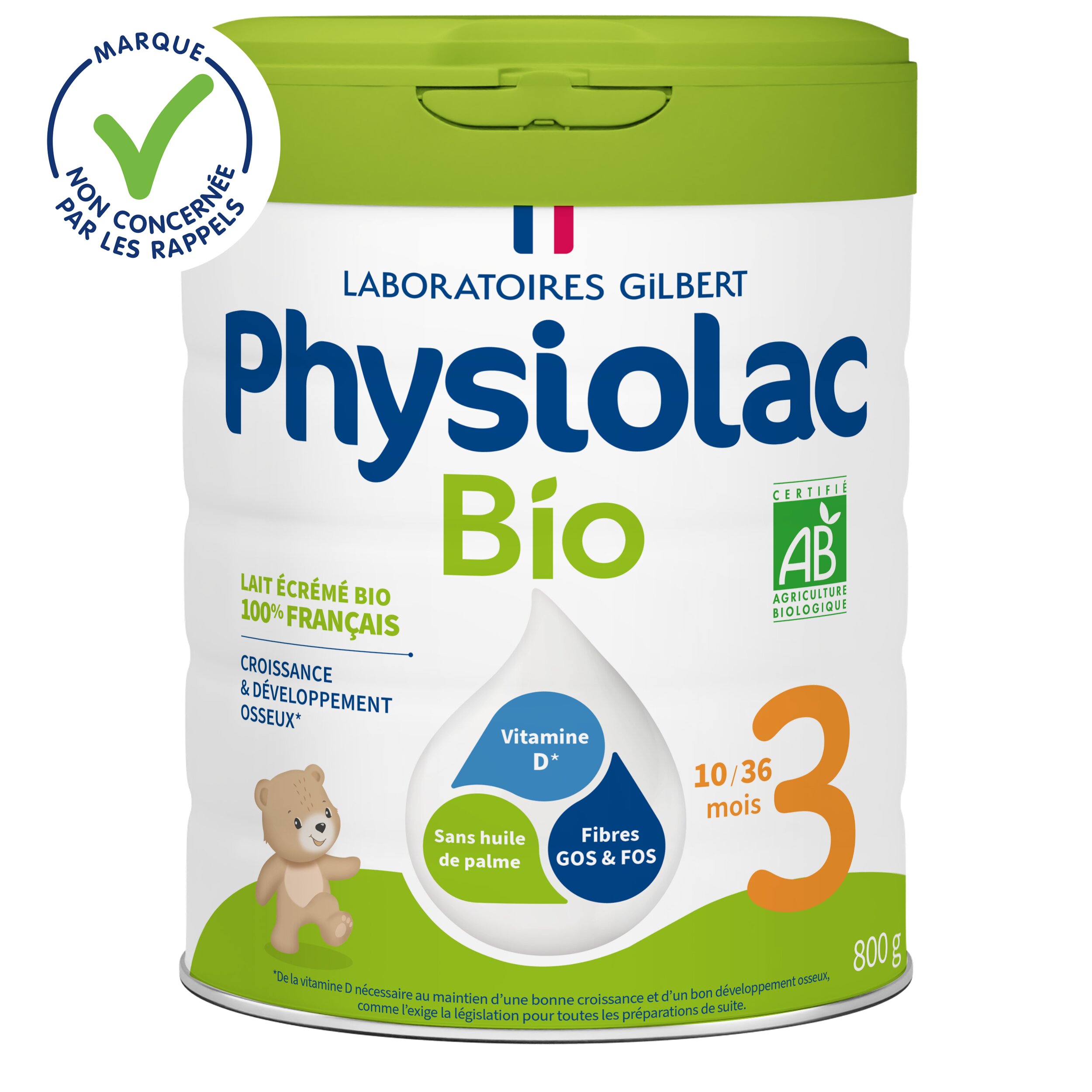 Lait de croissance Bio