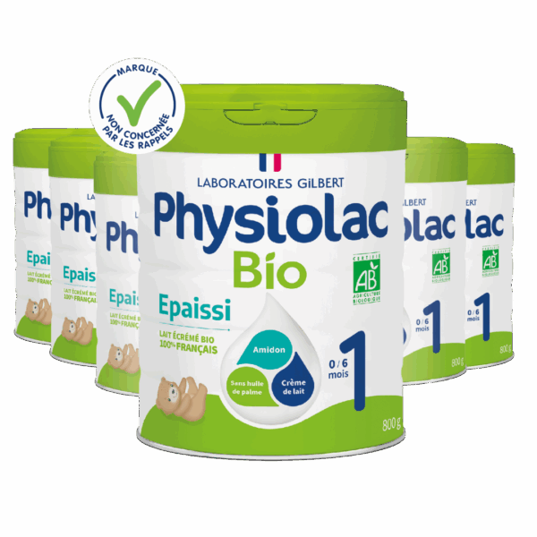 Lot x6 Lait infantile Bio épaissi 1er âge