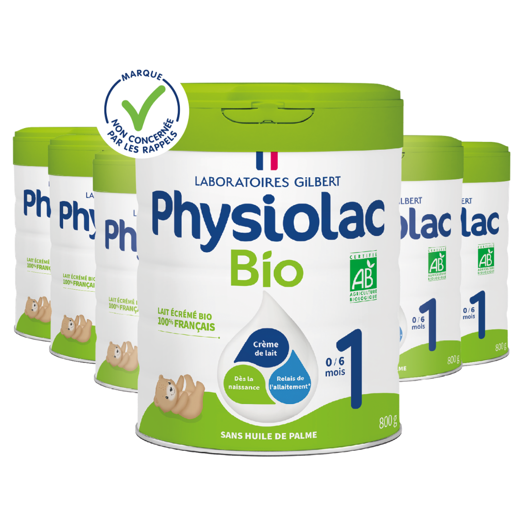 Lot x6 Lait infantile Bio 1er âge