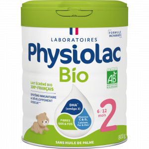 PHYSIOLAC Lait infantile Bio 2ème âge