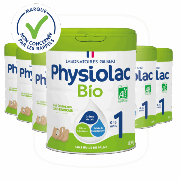 Lot x6 Lait infantile Bio 1er âge