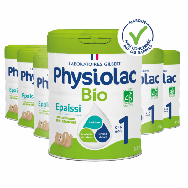 Lot x6 Lait infantile Bio épaissi 1er âge