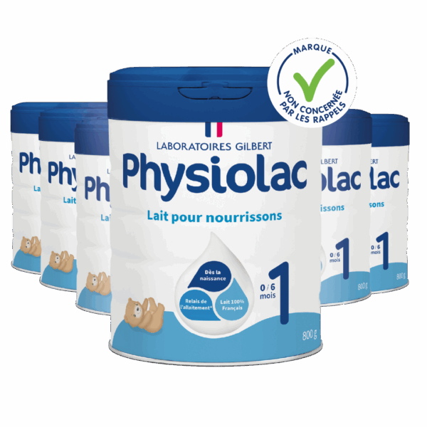 Lot x6 Lait infantile 1er âge