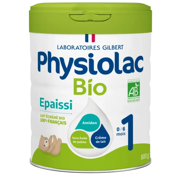 PHYSIOLAC Lait infantile Bio épaissi 1er âge