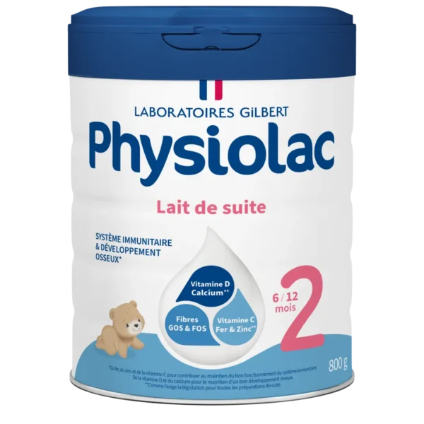 PHYSIOLAC Lait infantile 2ème âge