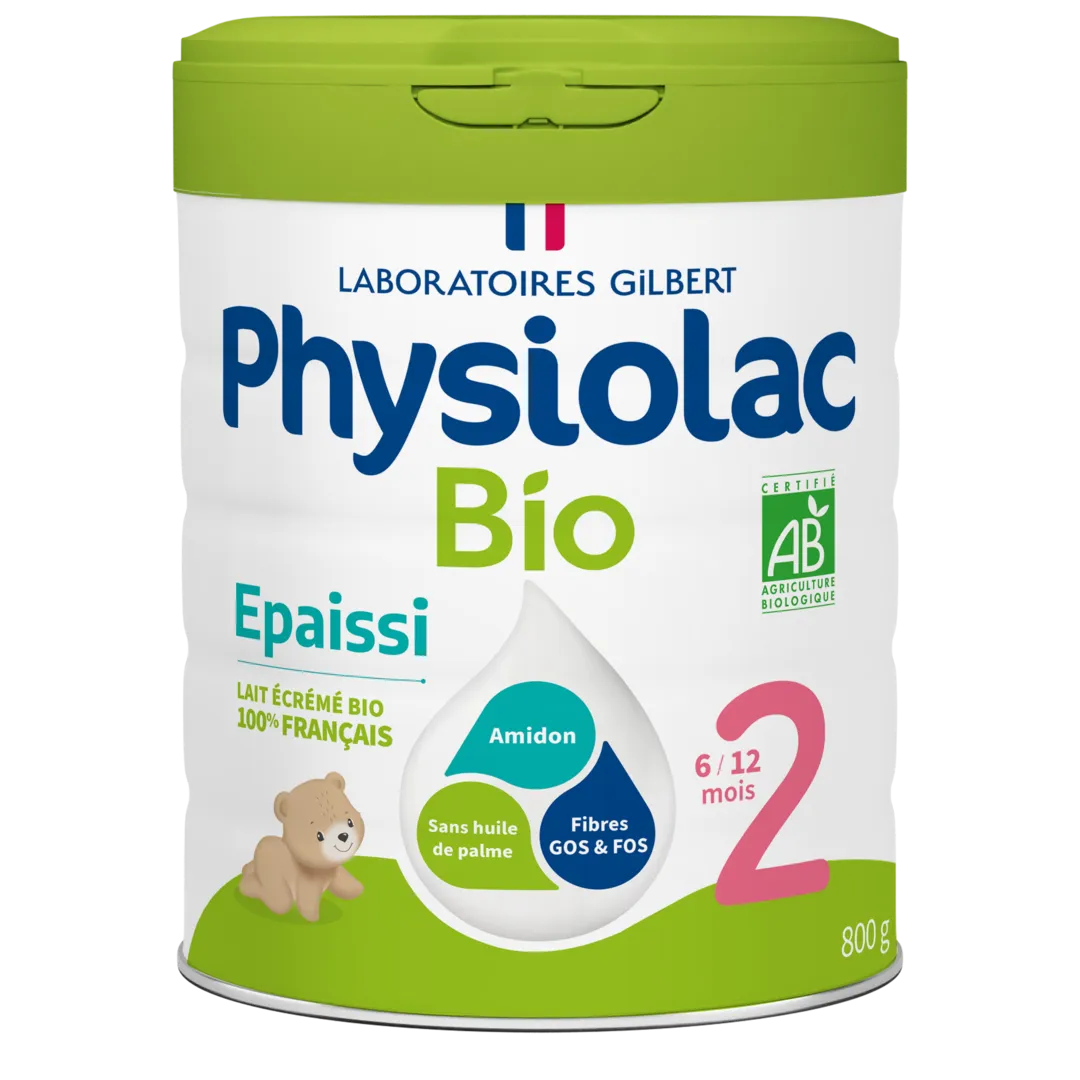 PHYSIOLAC Lait infantile Bio épaissi 2ème âge