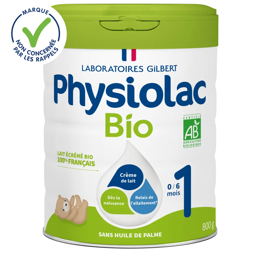 PHYSIOLAC Lait infantile Bio 1er âge